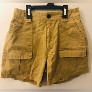 Khaki shorts high rise size 5